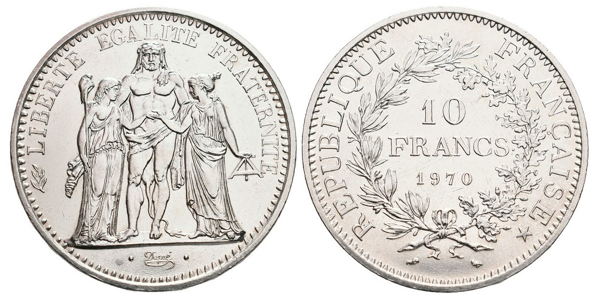 Francia. 10 francs. 1970