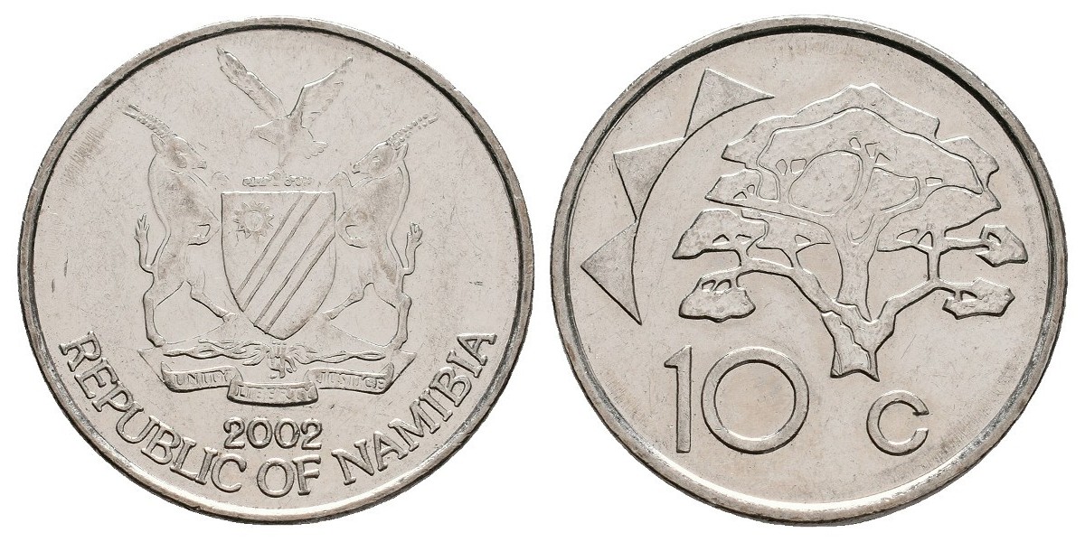 Namibia. 10 cents. 2002