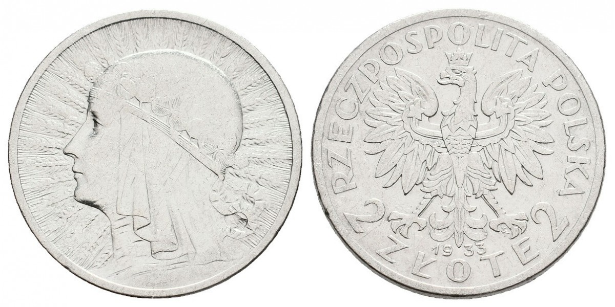 Polonia. 2 zlote. 1933