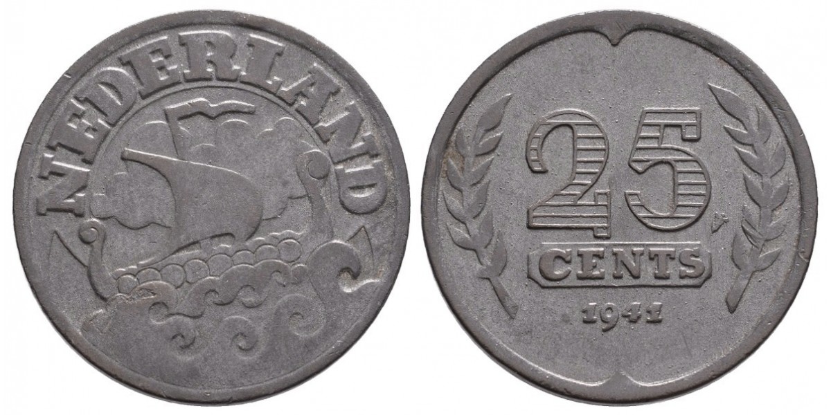 Holanda. 25 cents. 1941