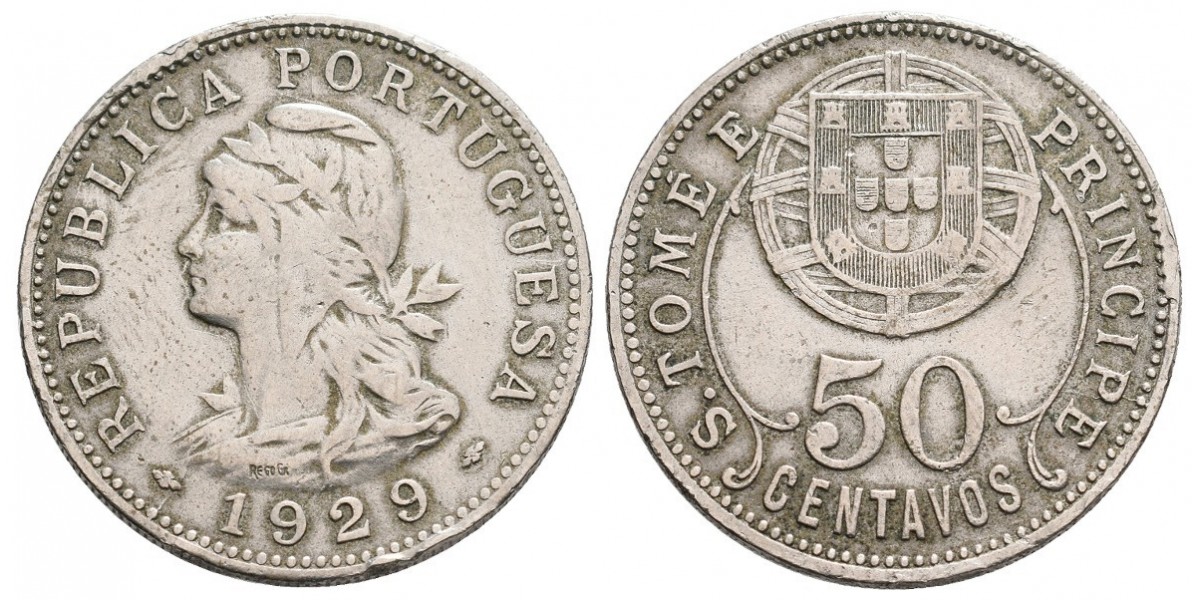 Santo Tomé. 50 centavos. 1929
