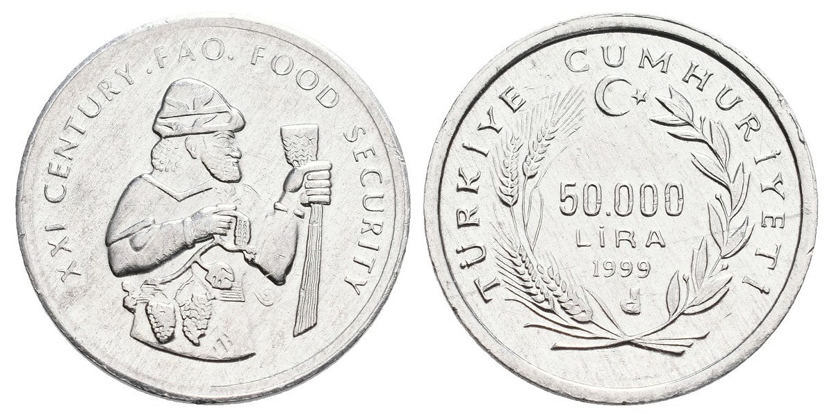 Turquía. 50000 lira. 1999