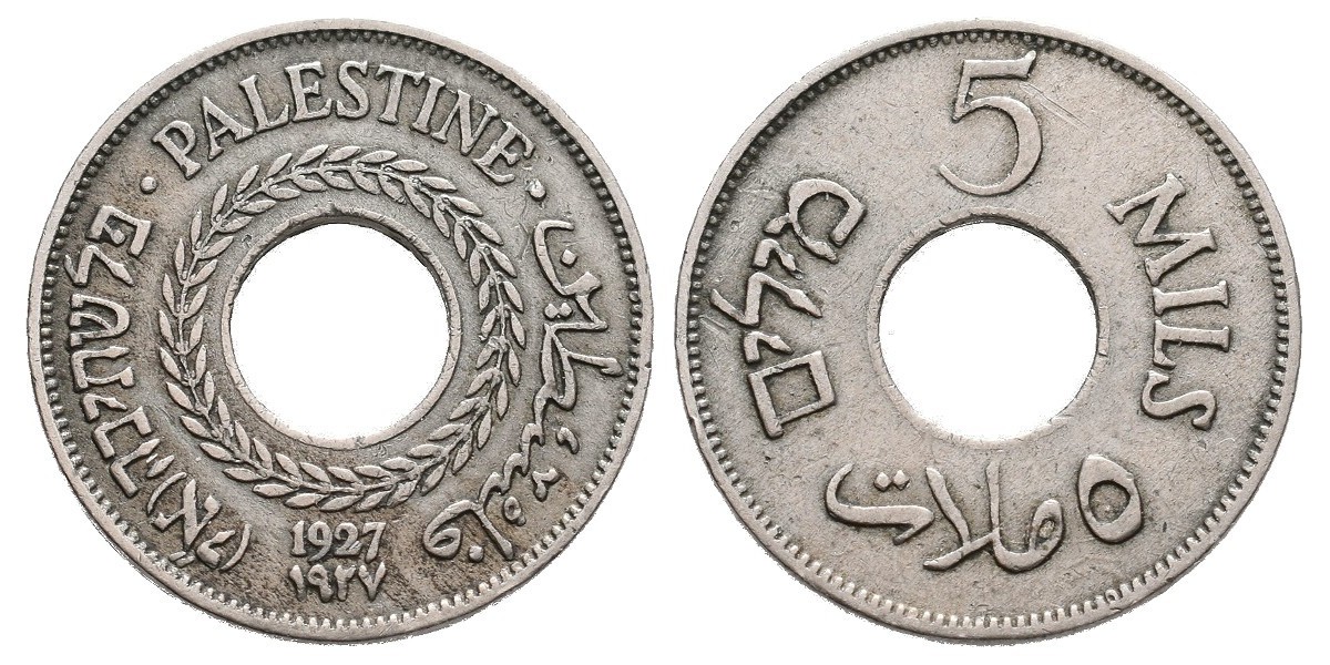 Palestina. 5 mils. 1927