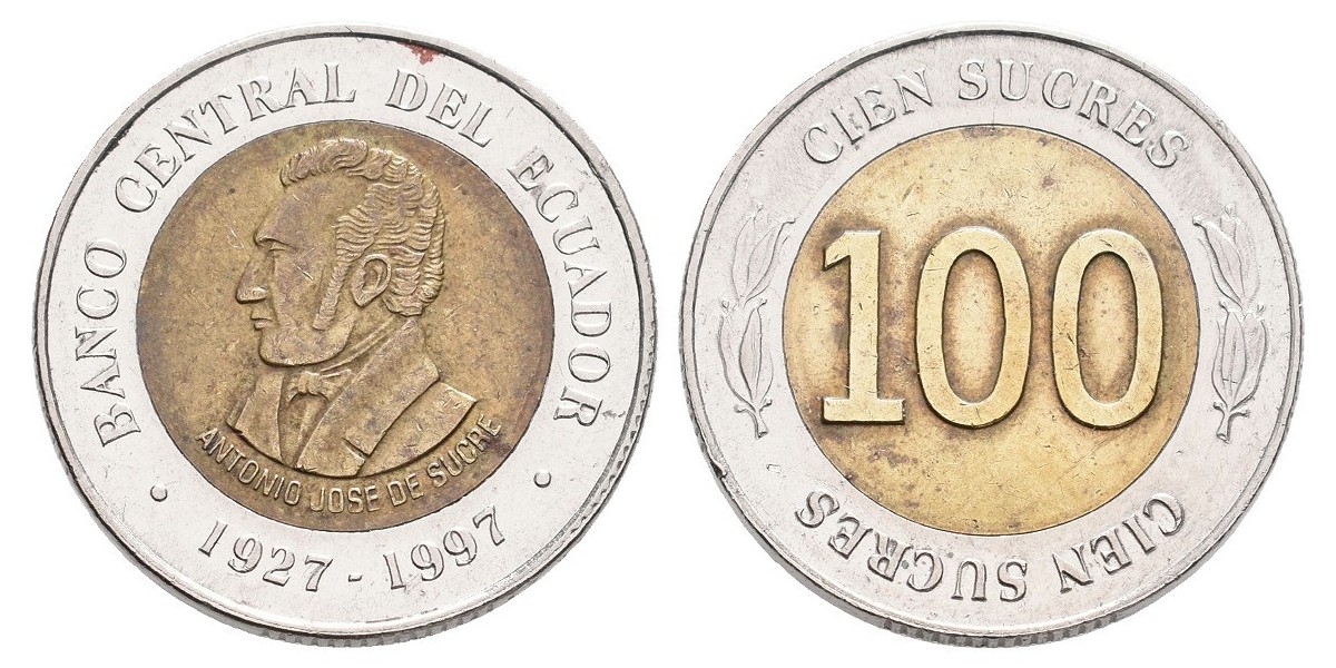 Ecuador. 100 sucres. 1997