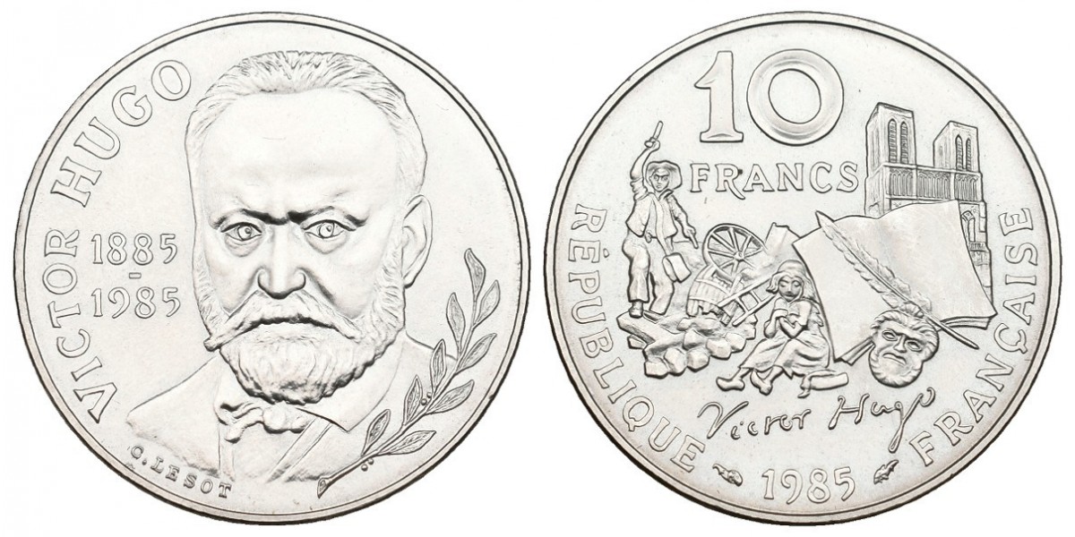 Francia. 10 francs. 1985