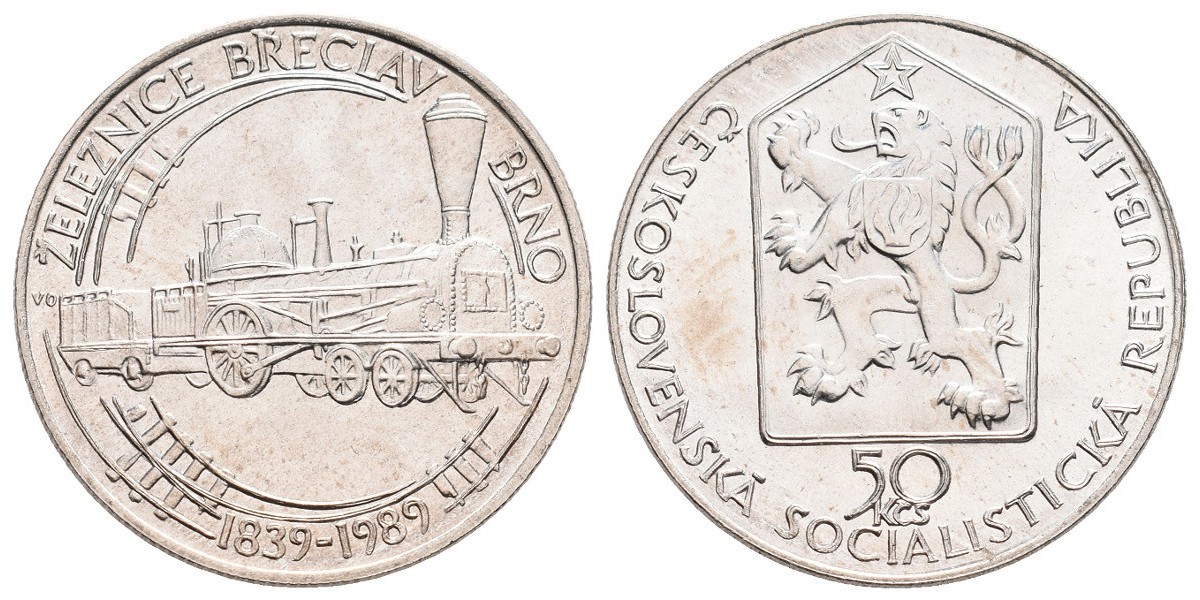 Checoslovaquia. 50 korun. 1989