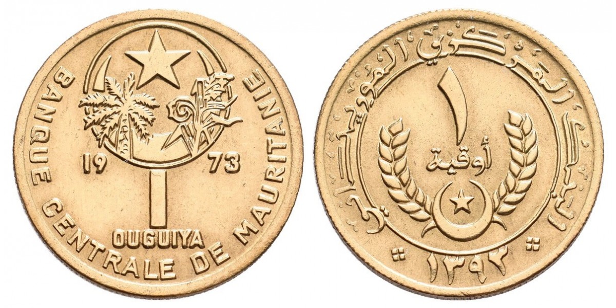 Mauritania. 1 ouguiya. 1973