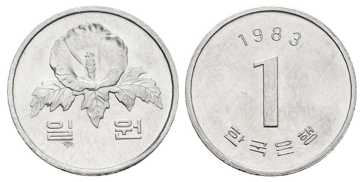 Corea del Sur. 1 won. 1983