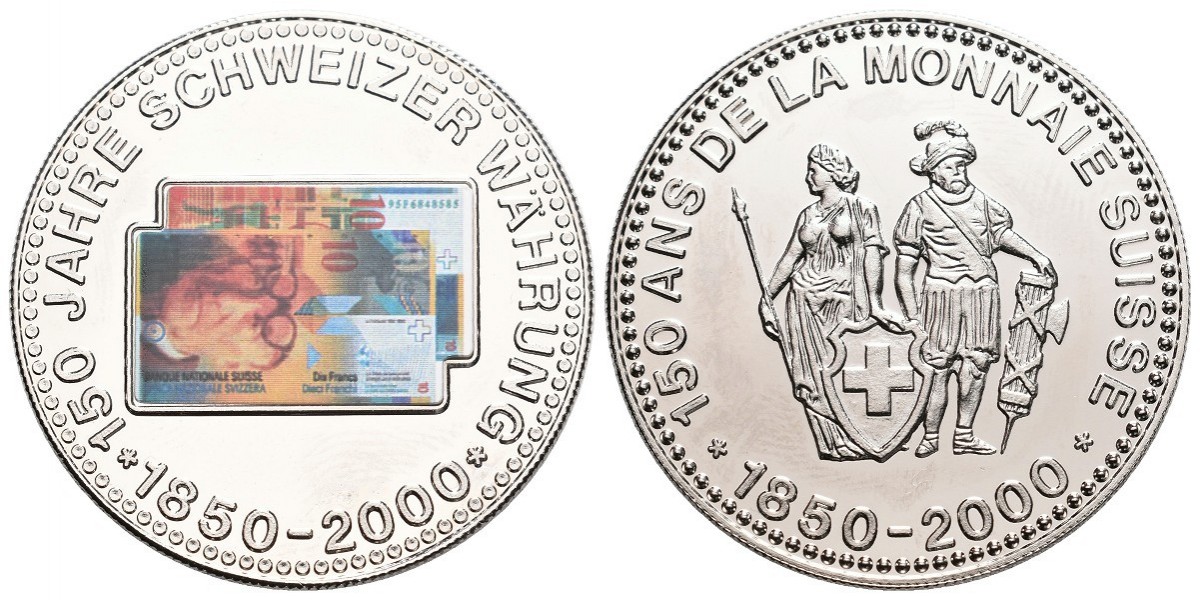 Suiza. Medalla. 2000