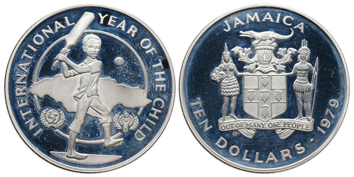 Jamaica. 10 dollars. 1979....
