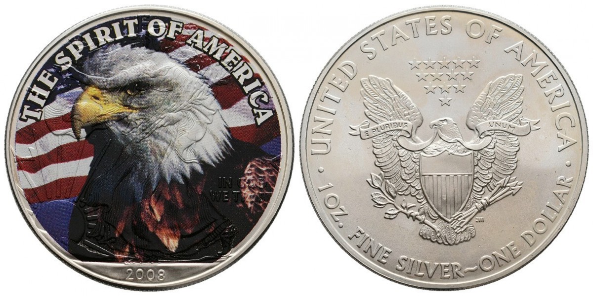Estados Unidos. 1 dollar. 2008