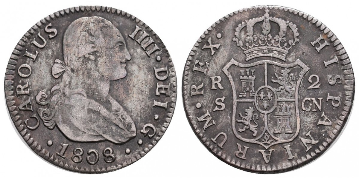 Carlos IV. 2 reales. 1808