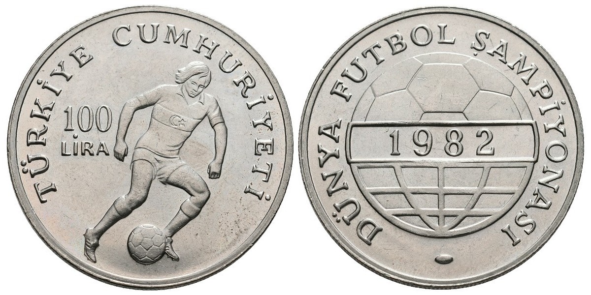 Turquía. 100 lira. 1982