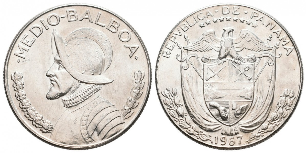 Panamá. 1/2 balboa. 1967