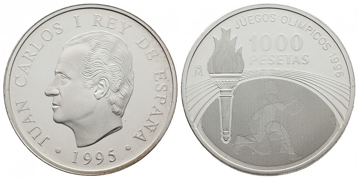 Juan Carlos I. 1000 pesetas. 1995