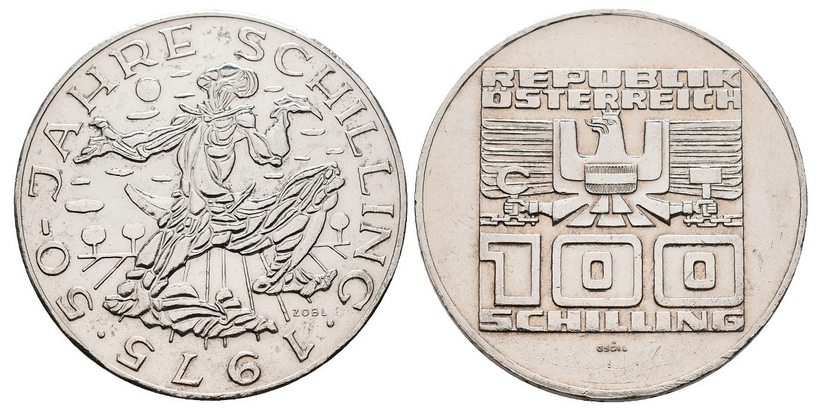 Austria. 50 schillings. 1975