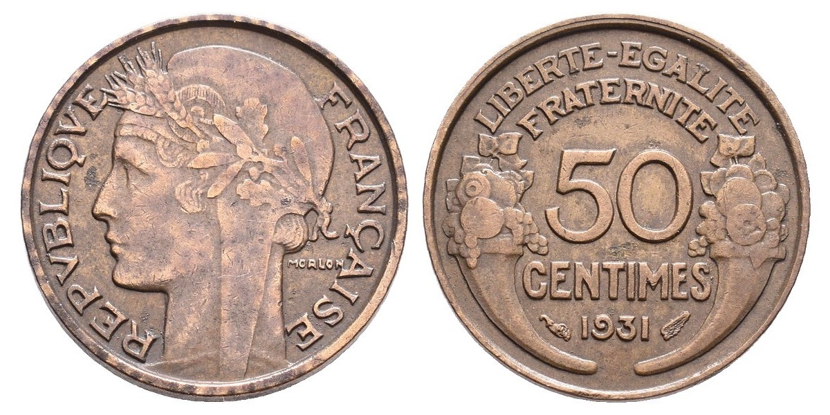 Francia. 50 centimes. 1931