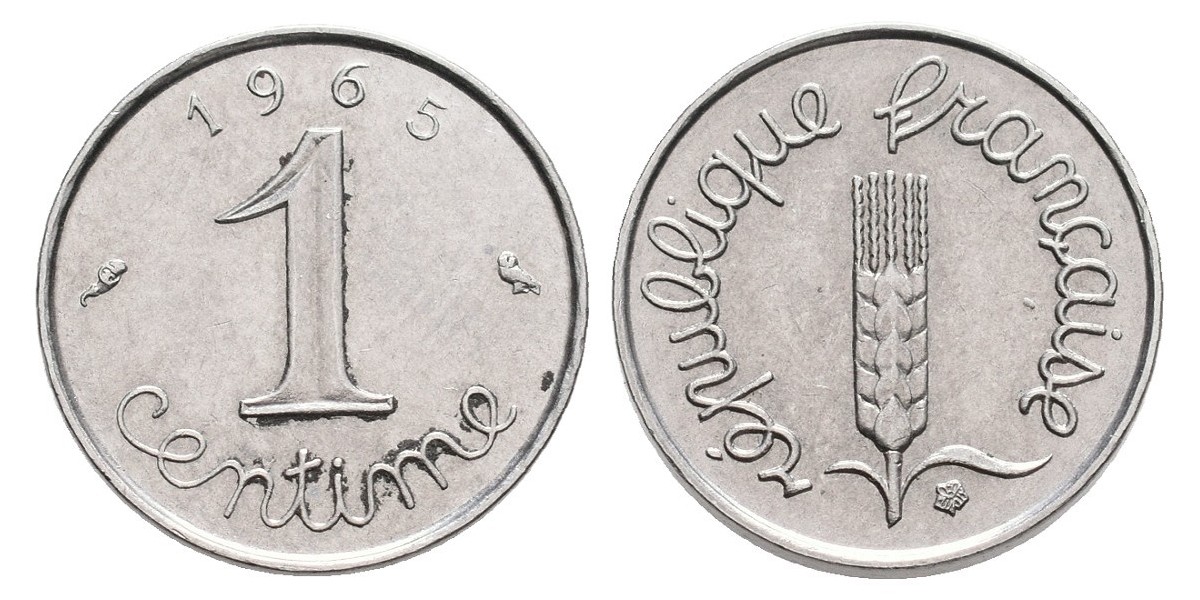Francia. 1 centime. 1965
