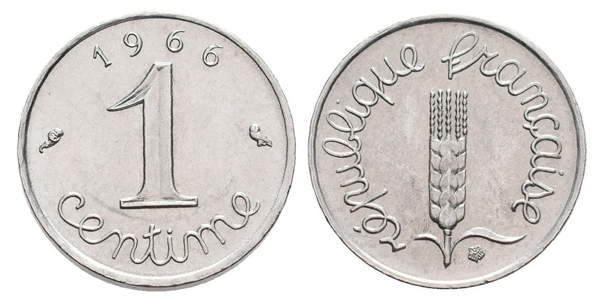 Francia. 1 centime. 1966