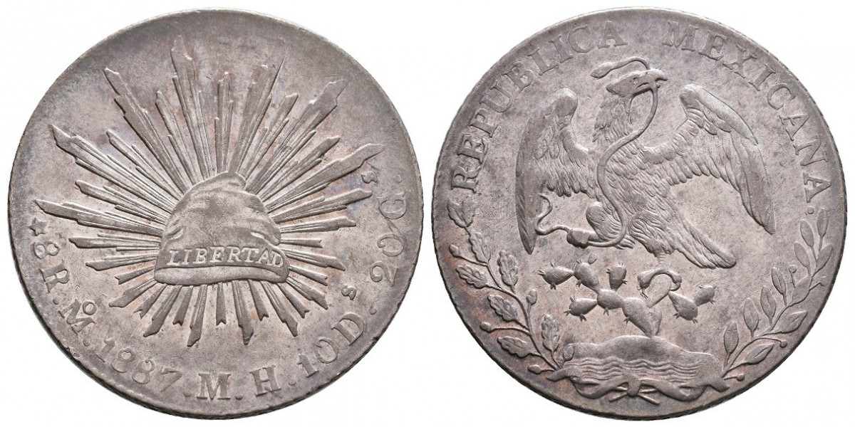 Méjico. 8 reales. 1887 MH