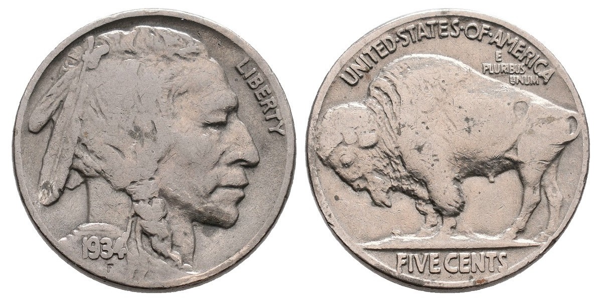 Estados Unidos. 5 cents. 1934