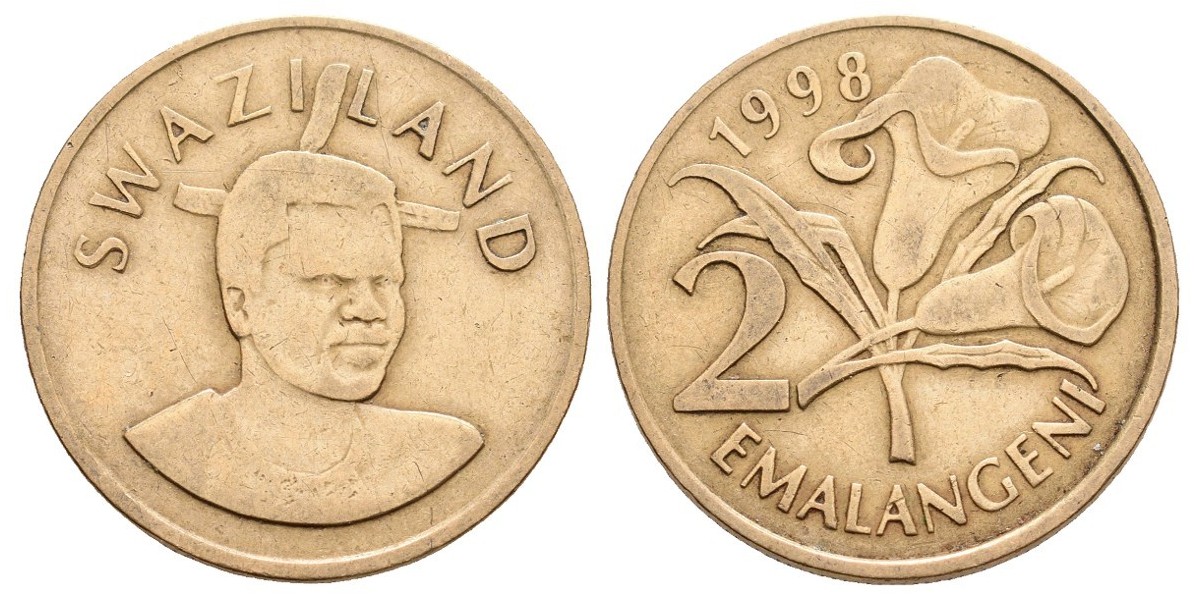 Swaziland. 2 emalangeli. 1998