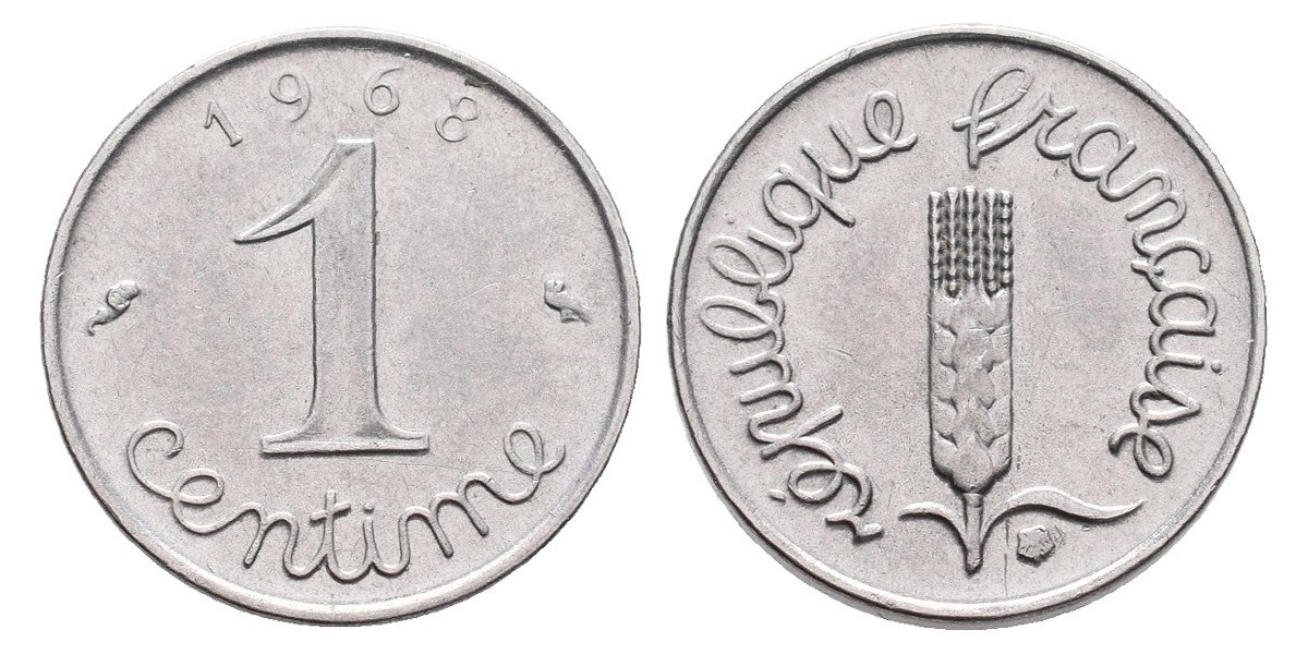Francia. 1 centime. 1968