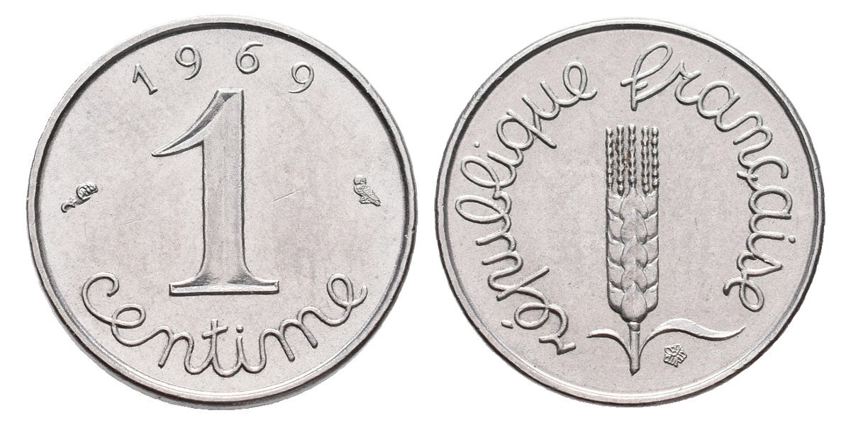 Francia. 1 centime. 1969