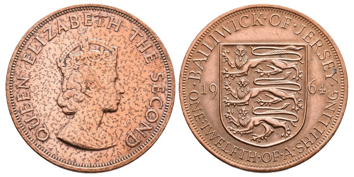 Jersey. 1/12 shilling. 1964