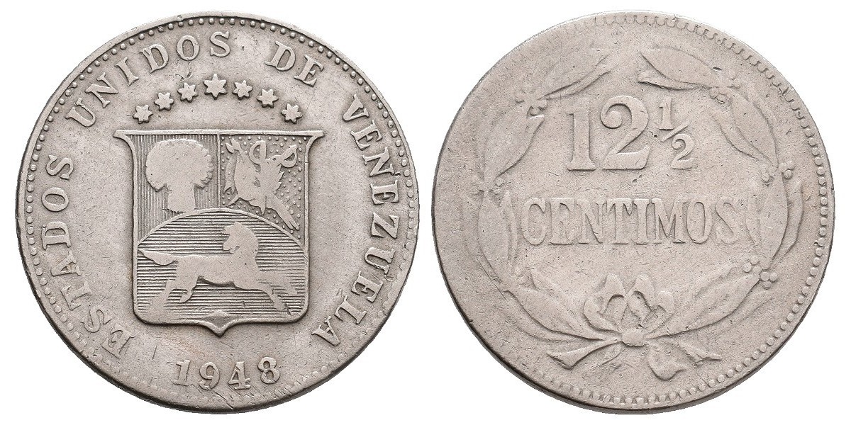Venezuela. 12 1/2 céntimos. 1948