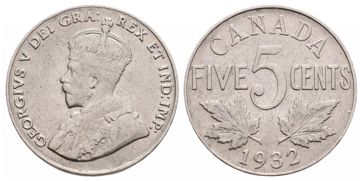 Canadá. 5 cents. 1932