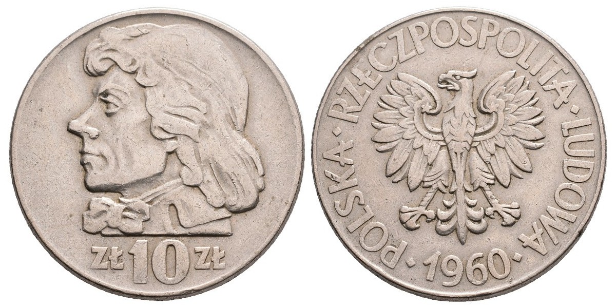 Polonia. 10 zlotych. 1959