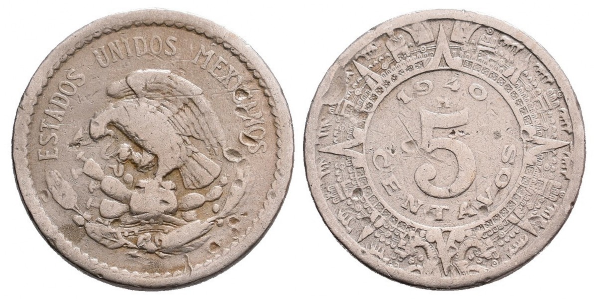Méjico. 5 centavos. 1940