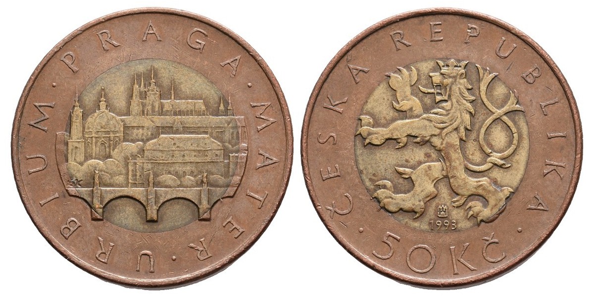 Rep. Checa. 50 korun. 1993