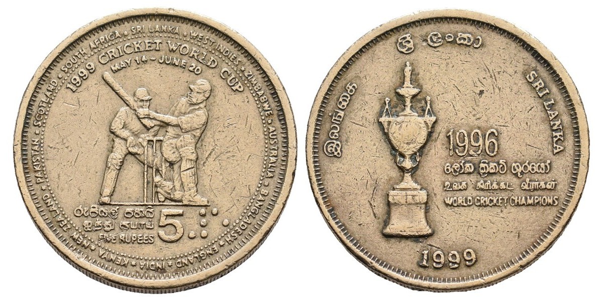 Sri Lanka. 5 rupees. 1999