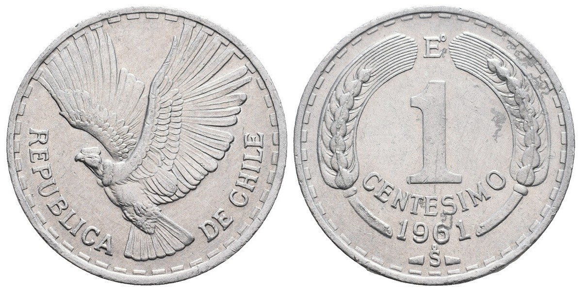 Chile. 1 centésimo. 1961