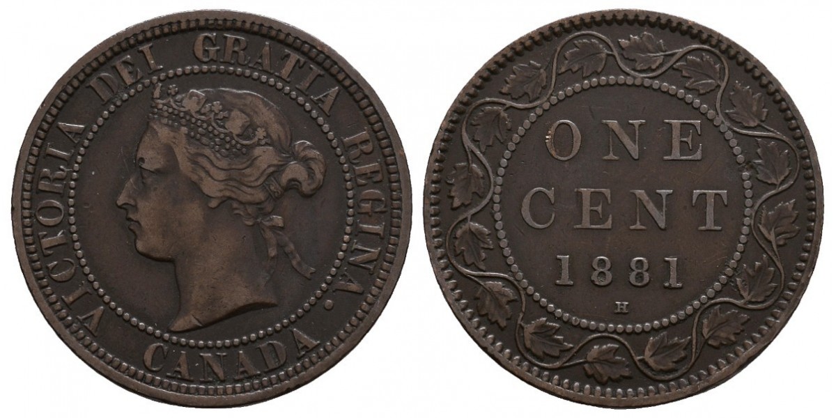 Canadá. 1 cent. 1881 H