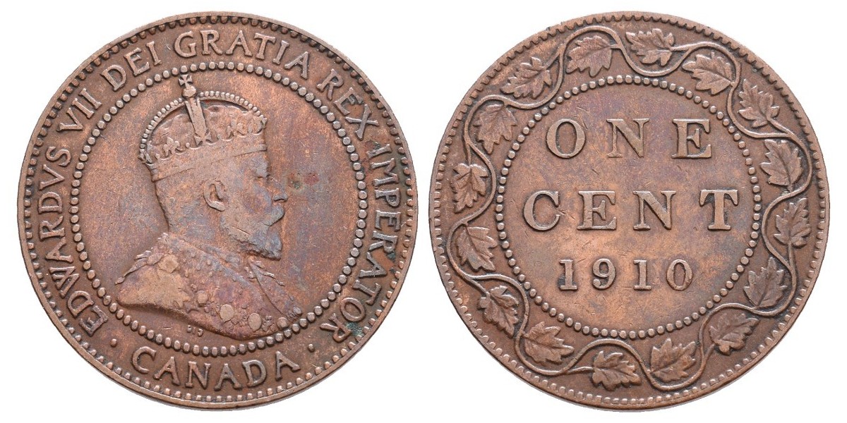 Canadá. 1 cent. 1910