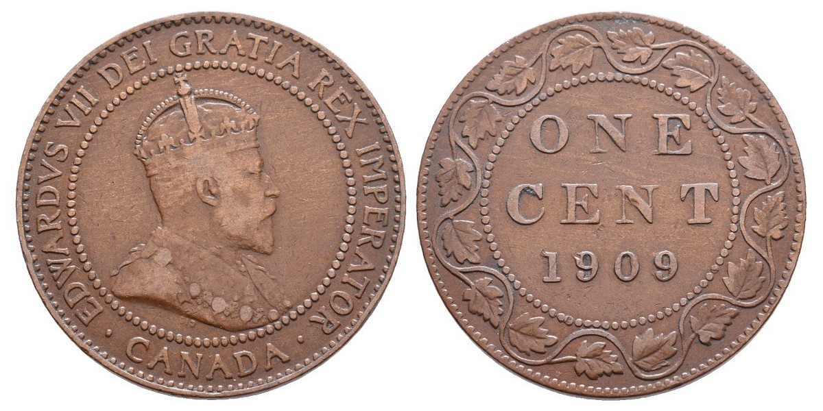 Canadá. 1 cent. 1909