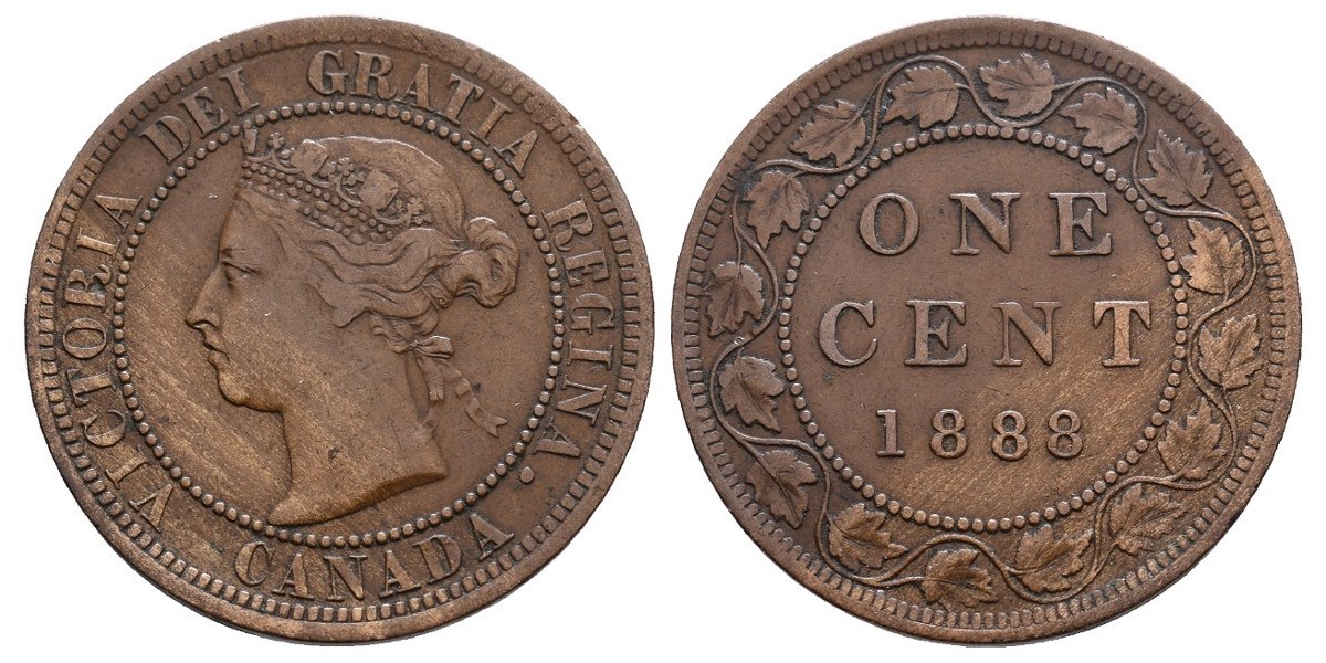 Canadá. 1 cent. 1888