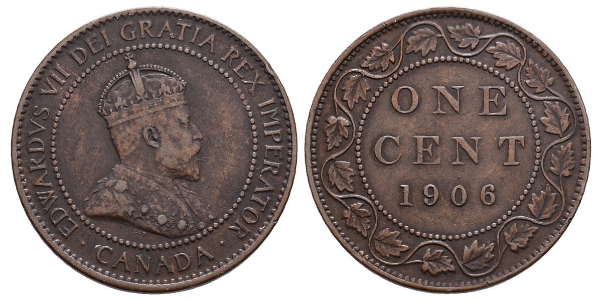 Canadá. 1 cent. 1906