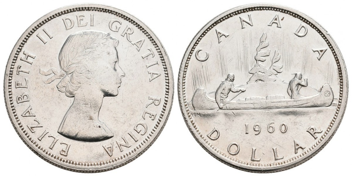 Canadá. 1 dollar. 1960