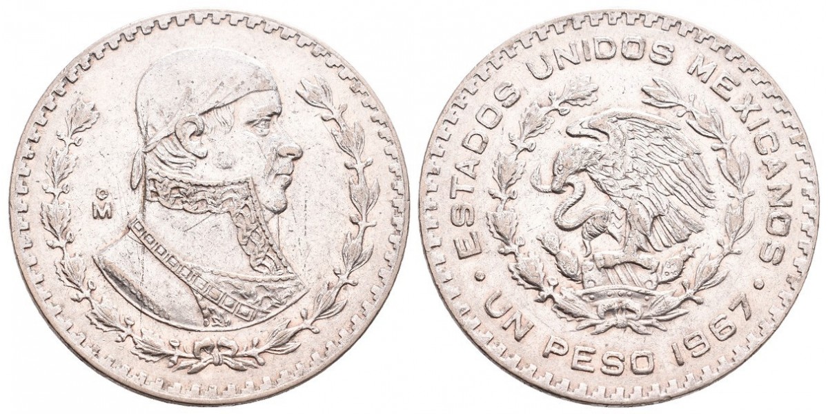Méjico. 1 peso. 1967