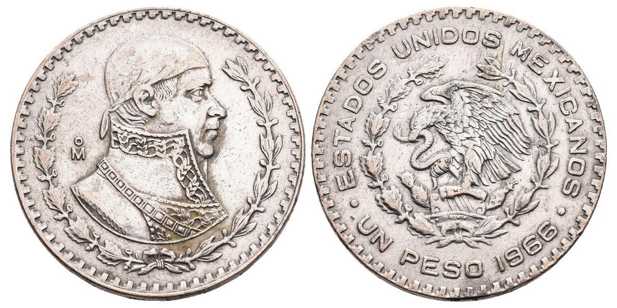Méjico. 1 peso. 1966