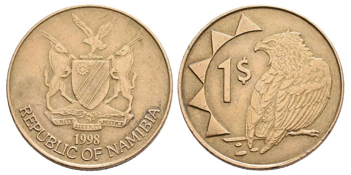 Namibia. 1 dollar. 1998