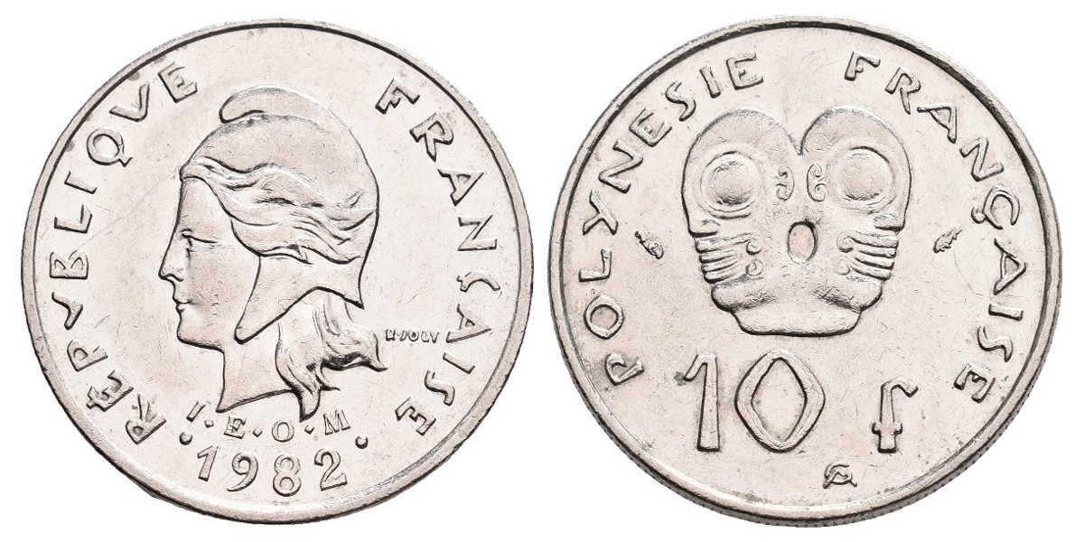 Polinesia. 10 francs. 1982
