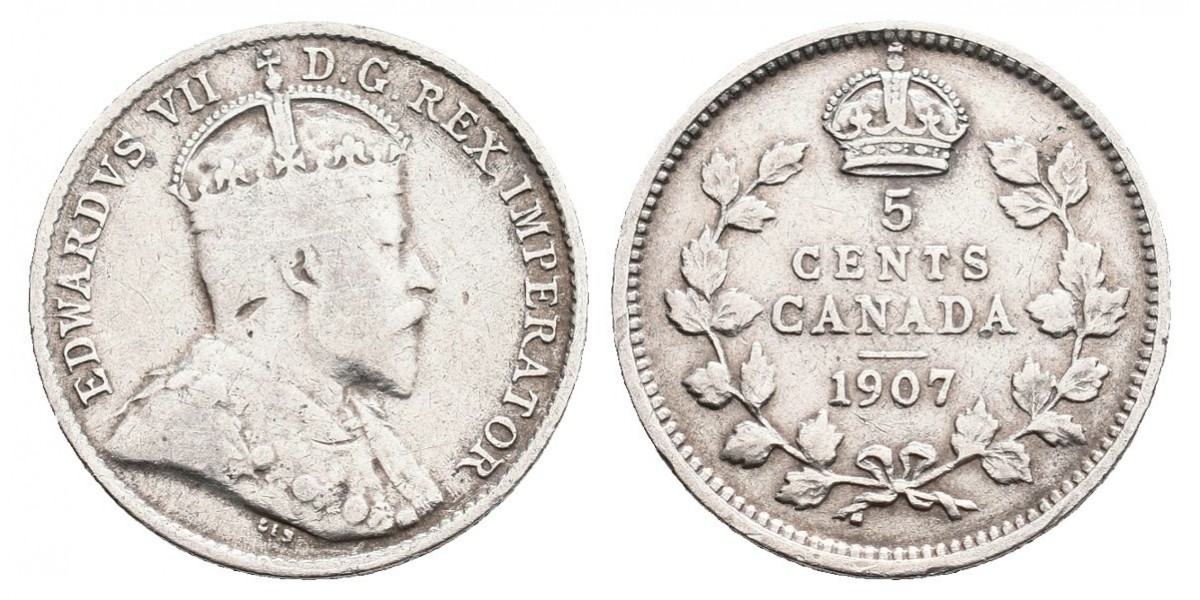 Canadá. 5 cents. 1907