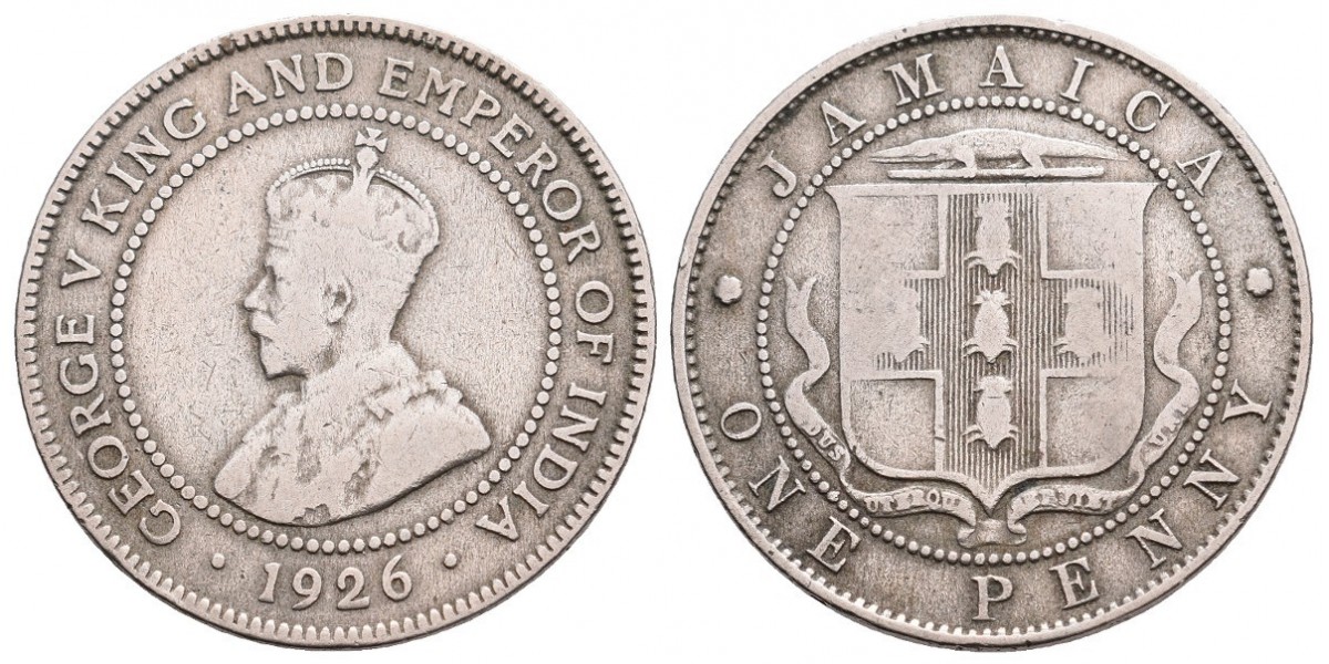 Jamaica. 1 penny. 1926