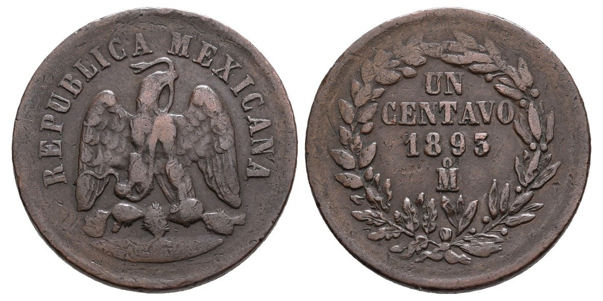 Méjico. 1 centavo. 1893