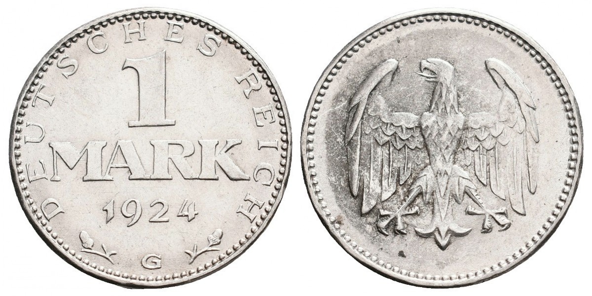 Alemania. 1 mark. 1924 G